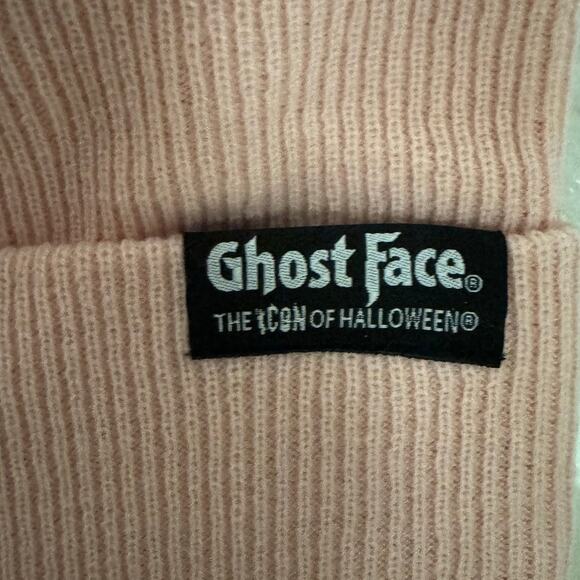 JOHN CARPENTER'S HALLOWEEN GHOST FACE Beanie NWT Unisex OS Fits 14 & UP - Picture 3 of 7